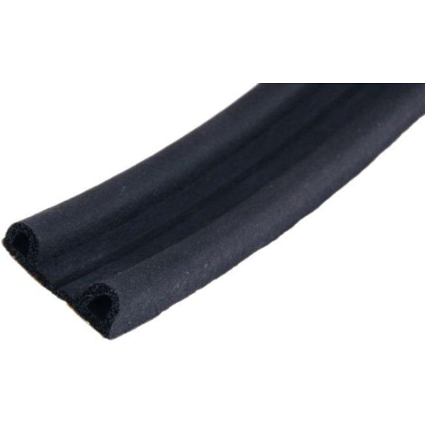 Ущільнювач самоклеючий(профільP)чор 9*5.5мм/100 м