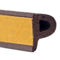 Ущільнювач самоклеючий(профільP)кор 9*5.5мм/100 м