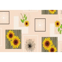 Скатертина HomeStar F09 ПВХ,фліз осн.рул (1,37*25)