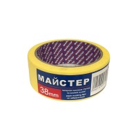 Малярна стрічка "Майстер" 38мм жов.(6сп.,36шт/ящ)