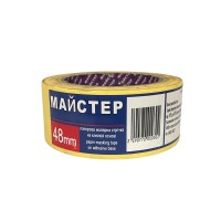 Малярна стрічка "Майстер" 48мм жов.(4сп.,24 шт/ящ)