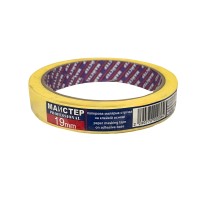 Малярна стрічка"Майстер"19мм жов.(12сп,72шт/ящ)Pro