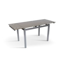 Стіл Венді XS-1025, 110/170*70, кавовий (скло)