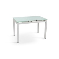 Стіл Венді XS-1025, 80/130*65, білий/білі ноги