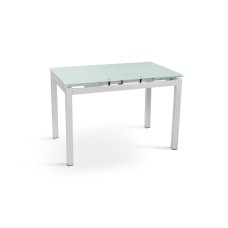 Стіл Венді XS-1025, 80/130*65, білий/білі ноги