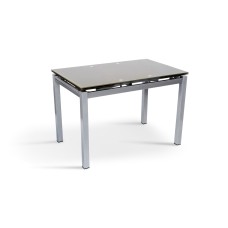 Стіл Венді XS-1025, 80/130*65, кавовий (скло)