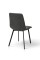 Стілець Чілі (квадрат) чорний/ антрацитRU-08