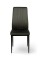 Стілець Річь, чорний/велюр графітовий