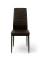Стілець Ріо, чорний/шкірзам темний шоколад