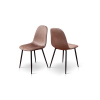 Стілець Нота, чорний/ шоколад G062-07