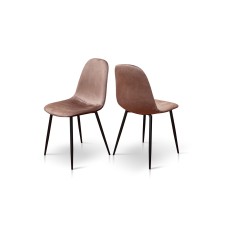 Стілець Нота, чорний/ шоколад G062-07