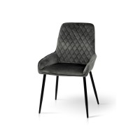 Стілець Ніколь XS-2839, чорний/графіт