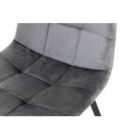 Стілець Ментос-G чорний/ тканина бежева