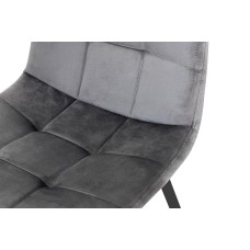 Стілець Ментос-G чорний/ тканина бежева