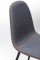 Стілець Немо, чорний/ тканина сіра