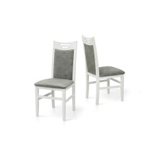 Стілець Юля (білий/Моррант 07 Лайт)