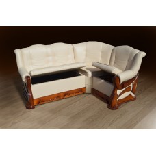 М"який куток Візит 175*130(BOOM 05) горіх