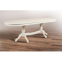 Стіл обідній Оскар Люкс (160+2*40)/90 слон.кость--