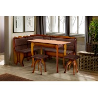 Комплект Даллас (куток+стіл+2 таб)