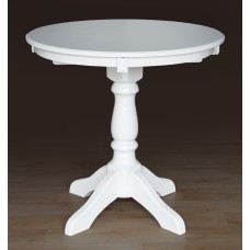 Стіл Чумак нерозкл (D=80), білий