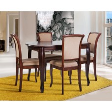 Стіл обідній Турін (110+30)/70, темн. горіх