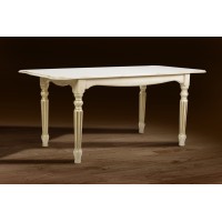 Стіл обідній Венеція (120+40)/80, слонова кістка