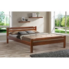 Ліжко Ольга 900*2000, вільха/горіх