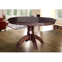 Стіл обідній Престиж 1000(+400)*1000 т.горіх---