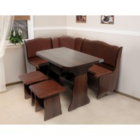 Кухонний гарнітур Гармонія ДСП тем.горіх/шоколад