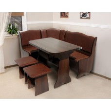 Кухонний гарнітур Гармонія ДСП тем.горіх/шоколад