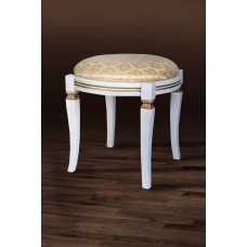 Банкетка кругла Ф 460 (біла-патина/авилла2/2)