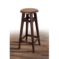 Табурет БАРНИЙ КРУГЛИЙ (80 см), горіх