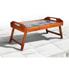 Столик для сніданку,скло тюльпани, колір яблуня---