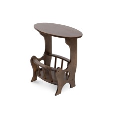 Столик газетниця, світлий горіх---