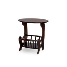 Столик газетниця, темний горіх