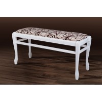 Банкетка Сієста New 900, біла/Німфа 1а