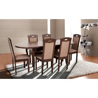 Стіл обідній Твіст (1260+340)*810, горіх темн.