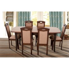 Стіл обідній Квартет (1800+500)*900 горіх темн.