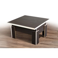 Стіл-трансформер Дельта, венге (кромка молочна)---