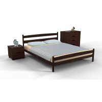 Ліжко Лікерія з ізножьем 1800*2000 темн.горіх