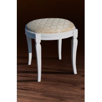 Банкетка кругла Ф 460 (біла/авилла2/2)