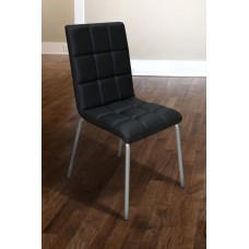 Стілець Аманда (шкірзам чорний)---