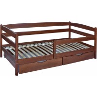 Ліжко Єва, ящ. з доп.перег. 900*2000, біла