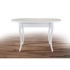 Стіл обідній Твіст (1260+340)*810, білий