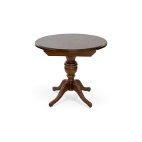 Стіл обідній Гермес Д=89 ( +38 ), горіх