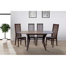 Стіл обідній Брайтон (1290+340)*810, горіх темн.
