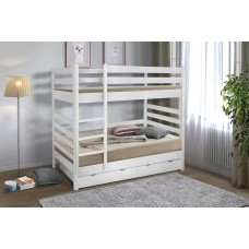 Ліжко Засоня двоповерхова 900*2000, темний горіх