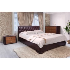 Ліжко Ассоль ромби з під.рамою1800*2000, св. горіх