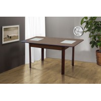 Стіл обідній Бостон (1150+390)*740, горіх темн.