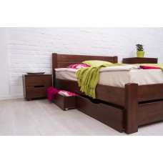 Ліжко Айріс з ящиками  900*2000 бук натур